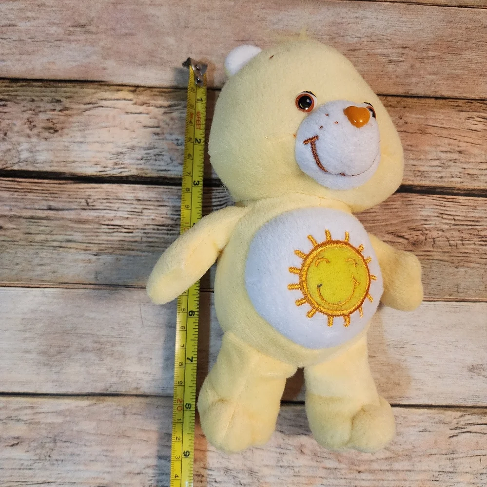 2006 8" Care Bears Funshine Bear Plush - Picture 2 of 3